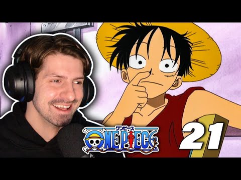 The Funniest Episode So Far! One Piece Anime Reaction ~ Episode 21 | Dub