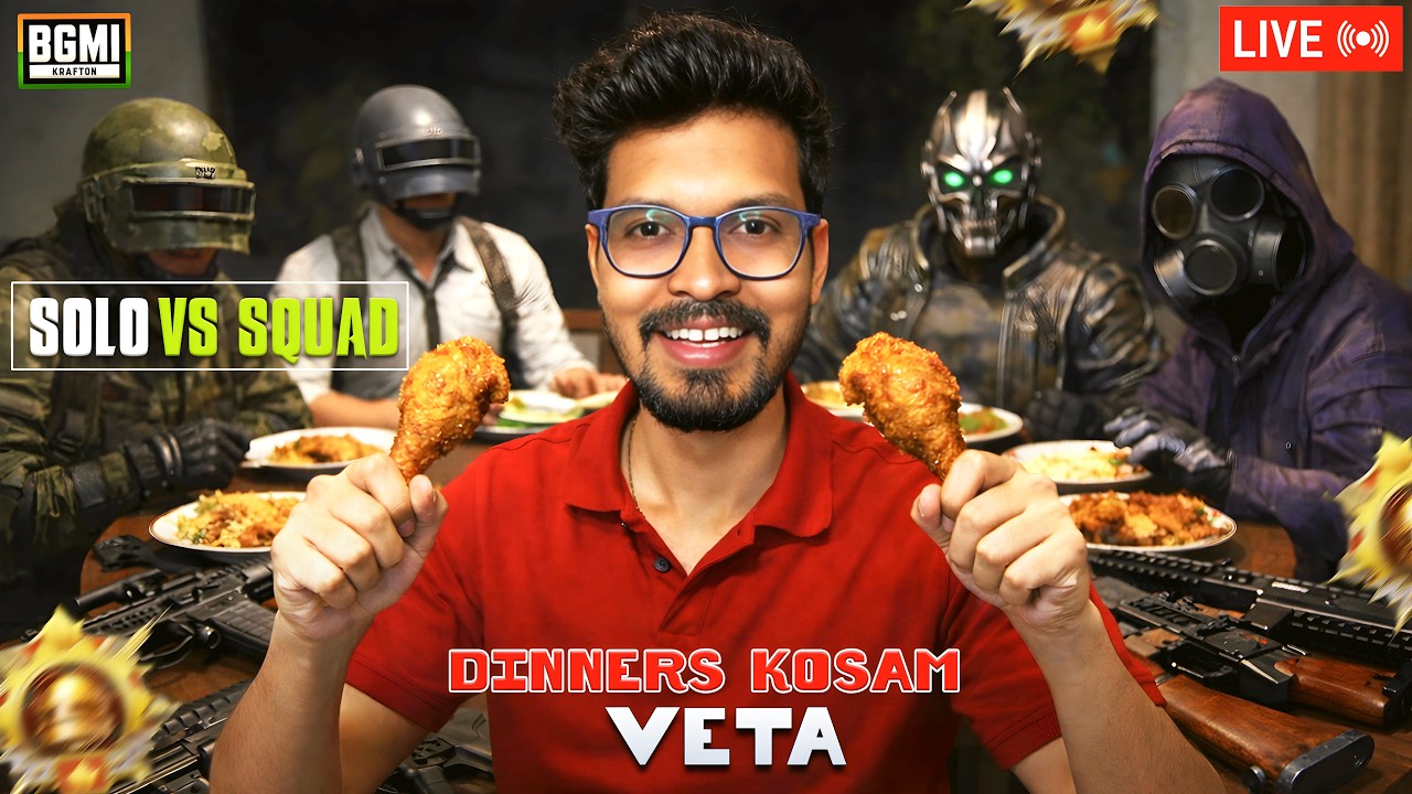 🔴Solo vs Squad Live Challenges in BGMI 4.2 Update | PUBG Mobile Live | Road to 100k🔥​