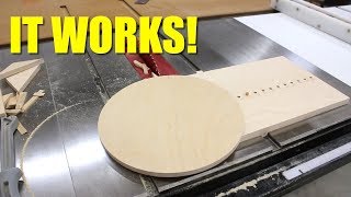 How To Cut A Circle On A Table Saw