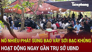 Bản tin thời sự: Nổ nhiều phát súng bao vây sới bạc khủng hoạt động ngay gần trụ sở UBND