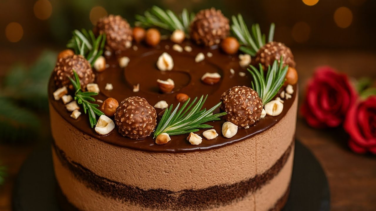 Самый вкусный шоколадный торт на Рождество! Простой, роскошный, невероятно нежный!
