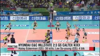 V-League: Hyundai E&C vs. GS Caltex, KEPCO vs. Woori Card   V리그: 현대건설 vs. GS칼텍스,