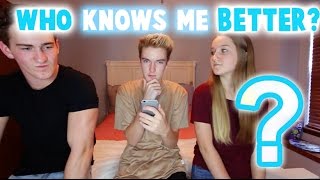 WHO KNOWS ME BETTER CHALLENGE! (BEST FRIEND VS SISTER)
