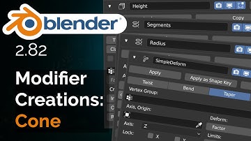 Blender 2.82 Modifier Creations: Cone (Non-Destructive Workflow)
