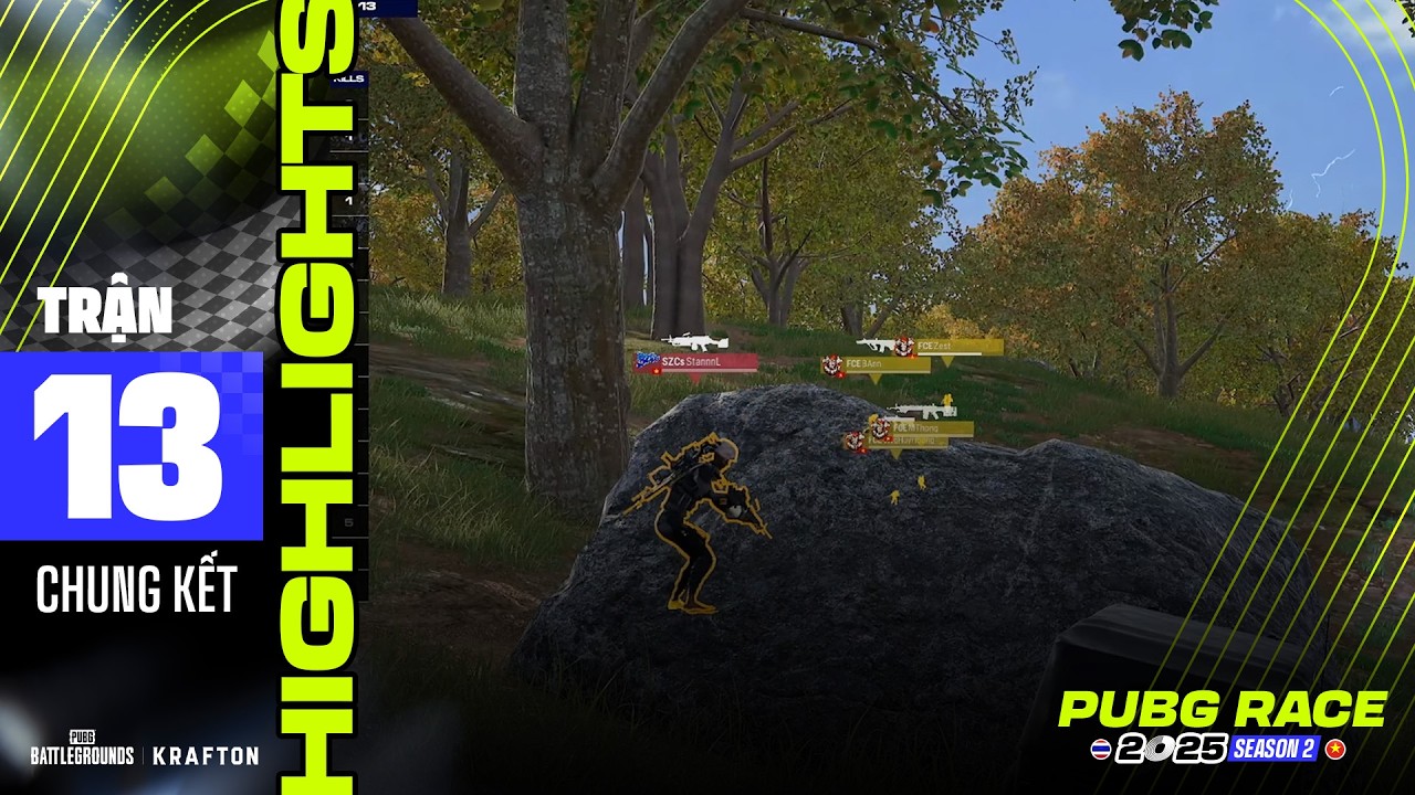 🏆 [Highlight PUBG RACE S2] Trận 13: Màn lội ngược dòng thần kỳ - SZCS tự tay dứt điểm 4TK