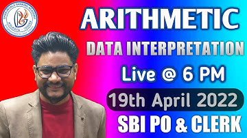 target sbi po & clerk | data interpretation/arithmetic problem solving approach by Deepak Sir |