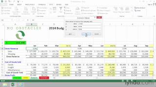 71 Microsoft Excel 2013 Essential Training Tutorial Scenario