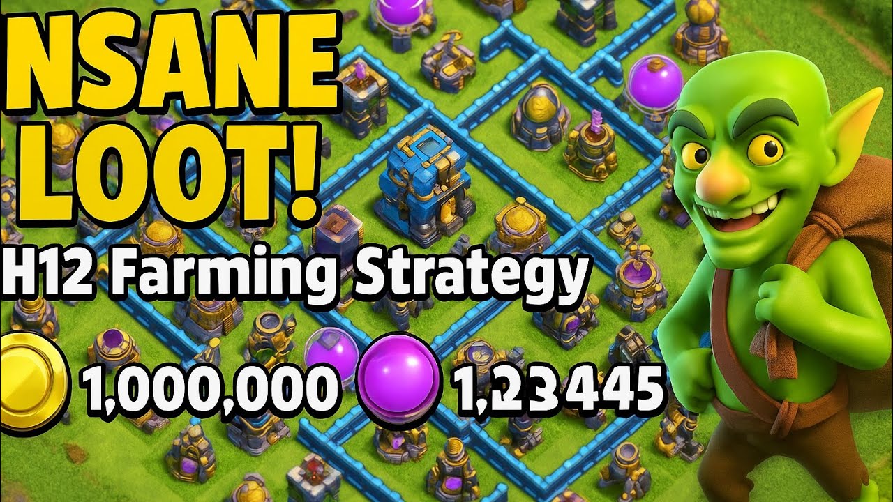 TH12 Farming Strategy – 2M+ Loot Every Attack! 😍