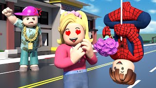 ROBLOX Brookhaven 🏡RP - FUNNY MOMENTS: Superhero Love Triangle | Roblox Jack