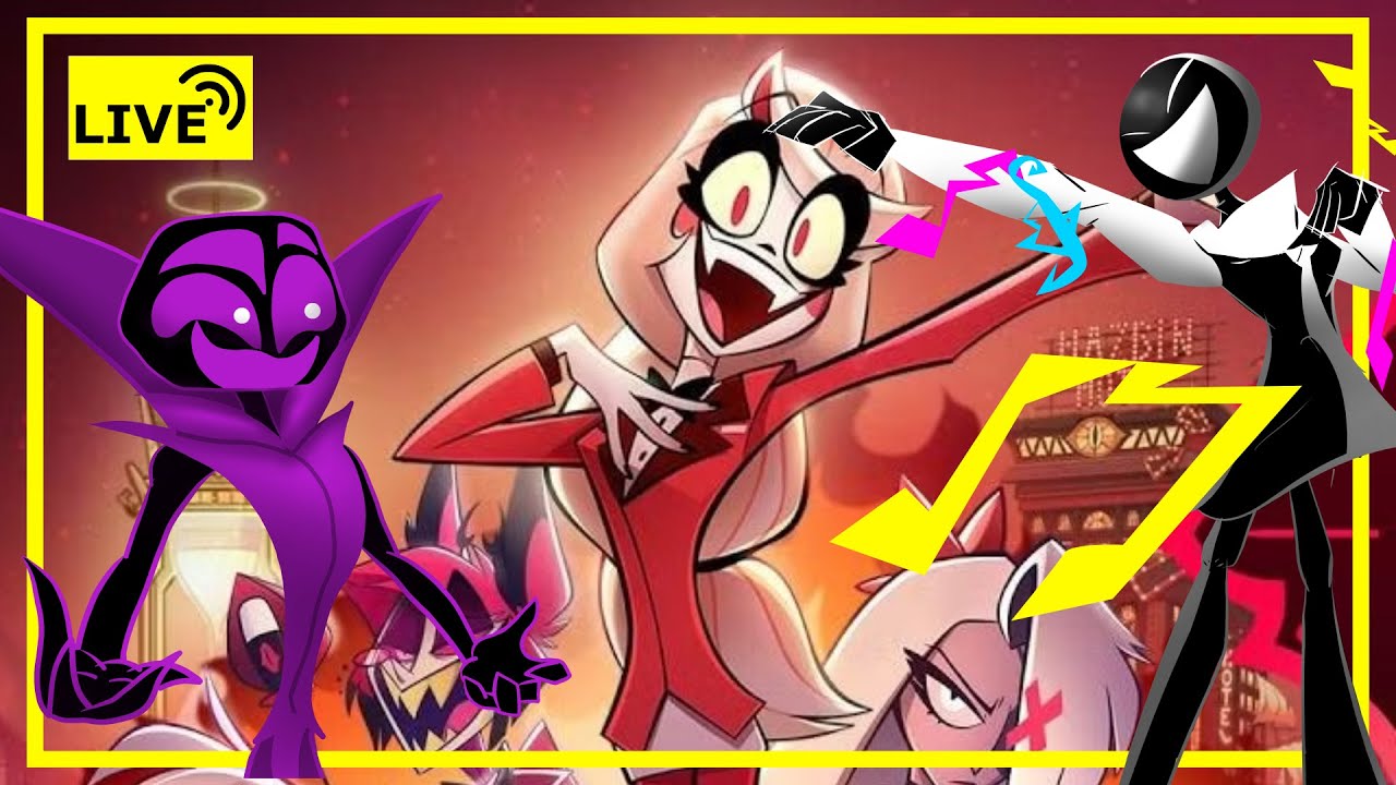 KARAOKE DE HAZBIN HOTEL Y HELLUVA BOSS 🔴 - YouTube