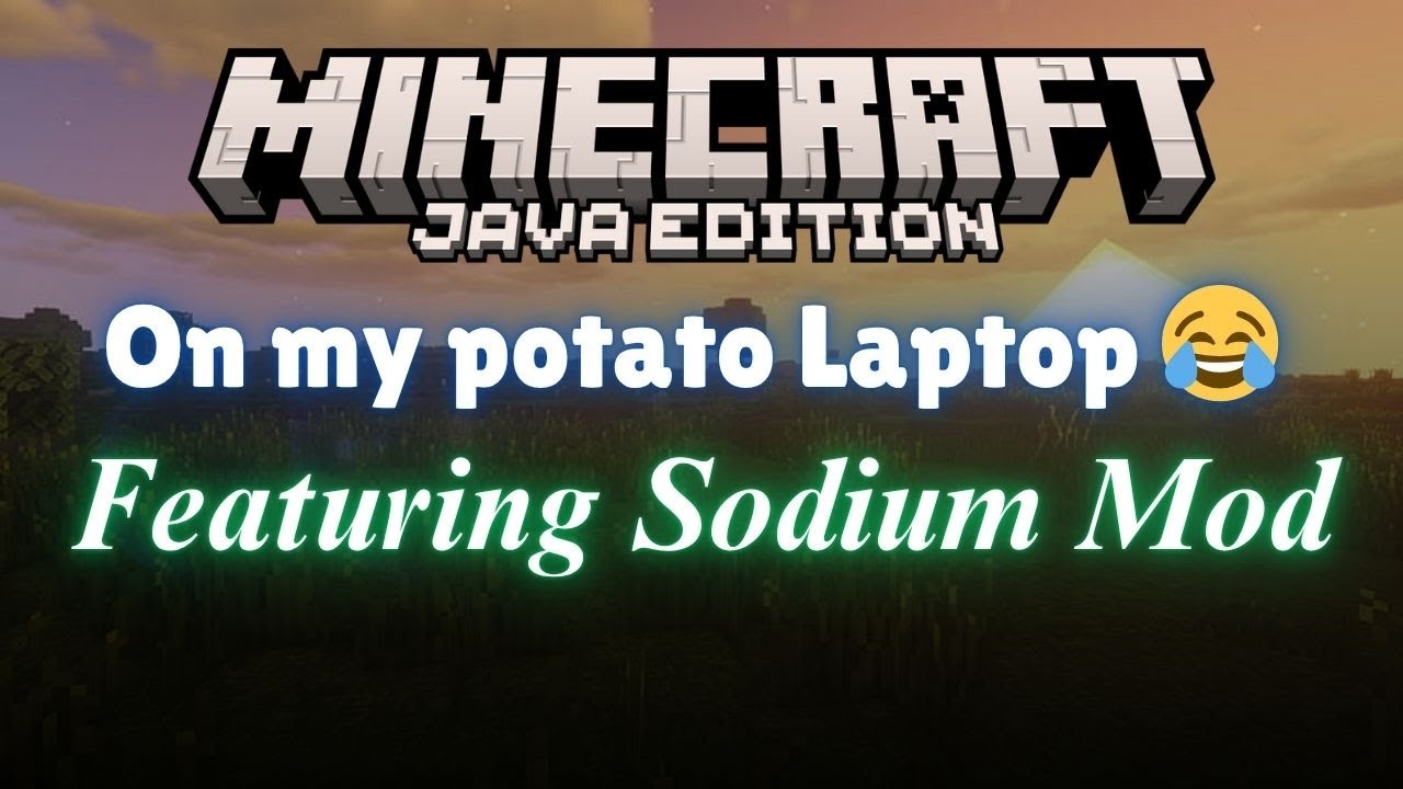 I loaded up Minecraft Java on my potato device with Sodium Mod (Latest ...