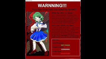 Sanae virus, which needs you to play Touhou 10, idea by resenware