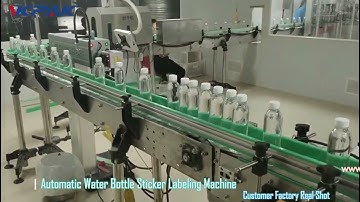 VK-VRL Automatic Vertical Water Bottle Labeling Machine