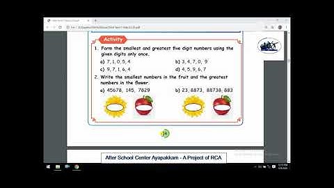 Rotary Club of Ambattur Class 5 Maths Chapter 2 Numbers Part 8