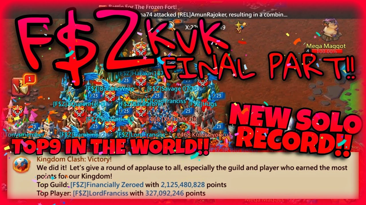 Lords Mobile| FINAL PART OF KvK - AMAZING GUILD SCORE AND OUR NEW SOLO ...
