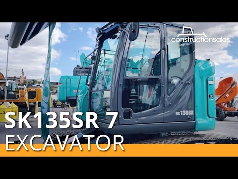 Kobelco SK135SR 7 excavator at HEMS 2023 - YouTube