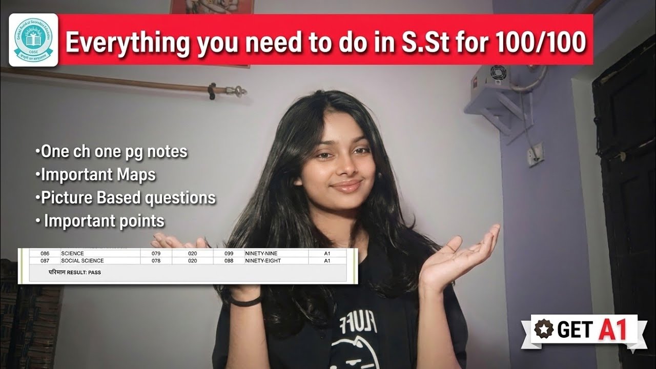Stop Everything and watch THIS for 95%+ in S.St board exam