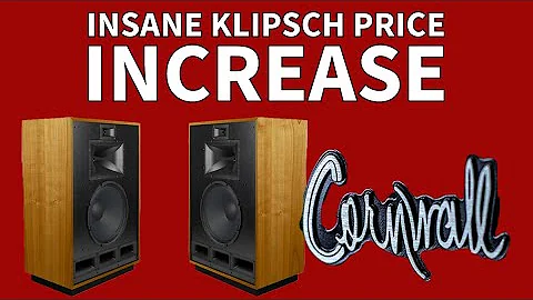 How Much?? Klipsch Heritage Series Speakers Huge Price Increase!