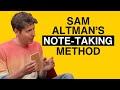 Steal Sam Altman S Genius Note Taking Method Pocket Notebook Power mp3