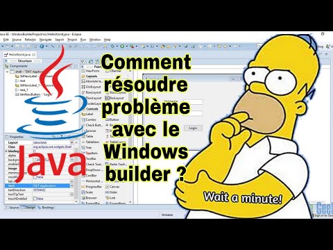 PROBLÈME FENÊTRE DESIGN SUR WINDOWS BUILDER ÉCLIPSE (résolu 😉)