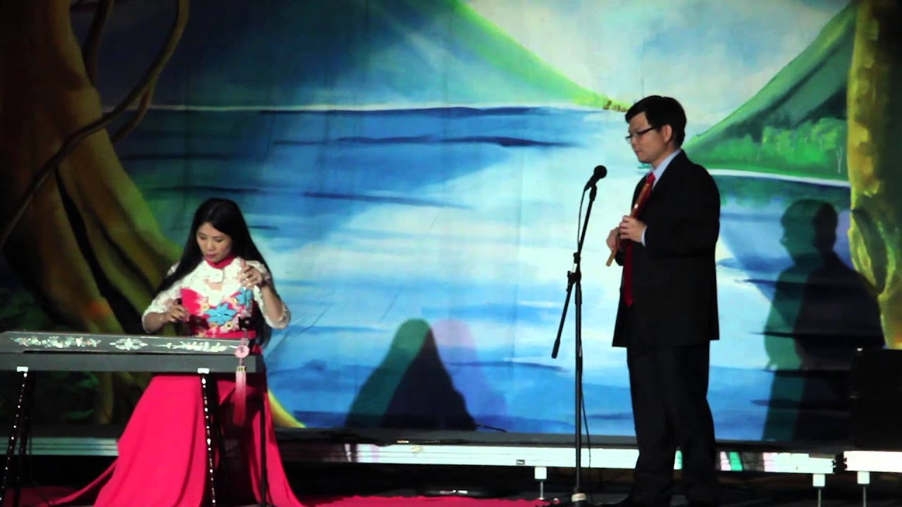 Nước Non Ngàn Dặm Ra Đi, song tấu sáo trúc , đàn bầu