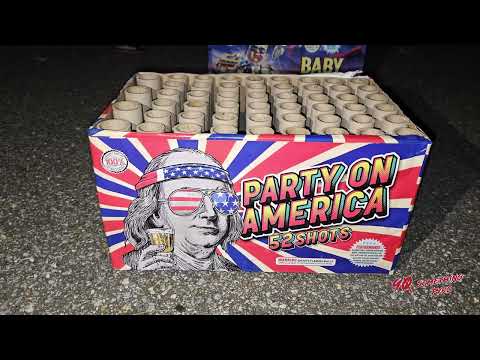 Party On America - 52 Shot 500G Firework
