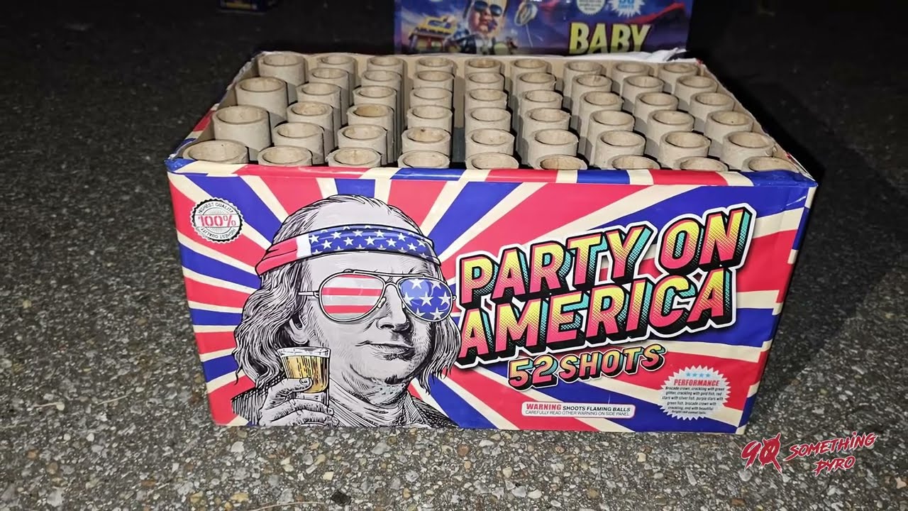 Party On America - 52 Shot 500G Firework