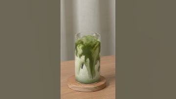 How to make Matcha Latte #asmr #homecafe