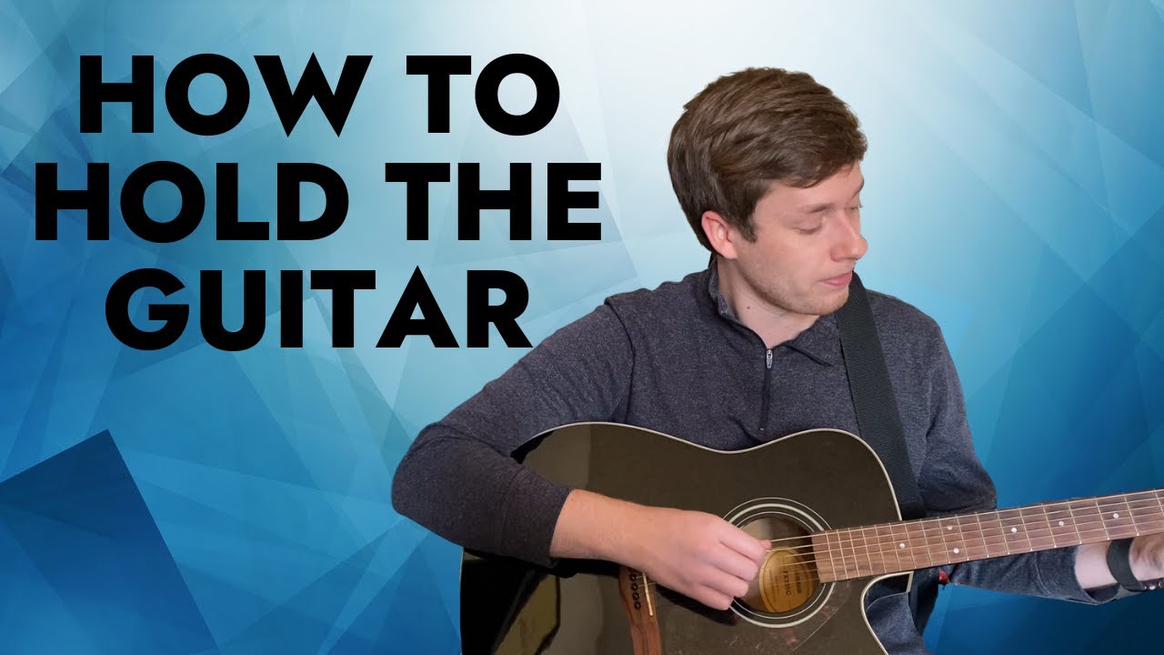 How To Hold Your Guitar In Playing Position - YouTube