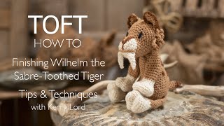 : Sewing Up and Finishing Wilhelm the Sabre-Toothed Tiger