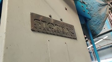 Maniar PU Textile Printing Blanket Running on Stormac RD6 Gold Rotary Printing Machine in Ahmedabad