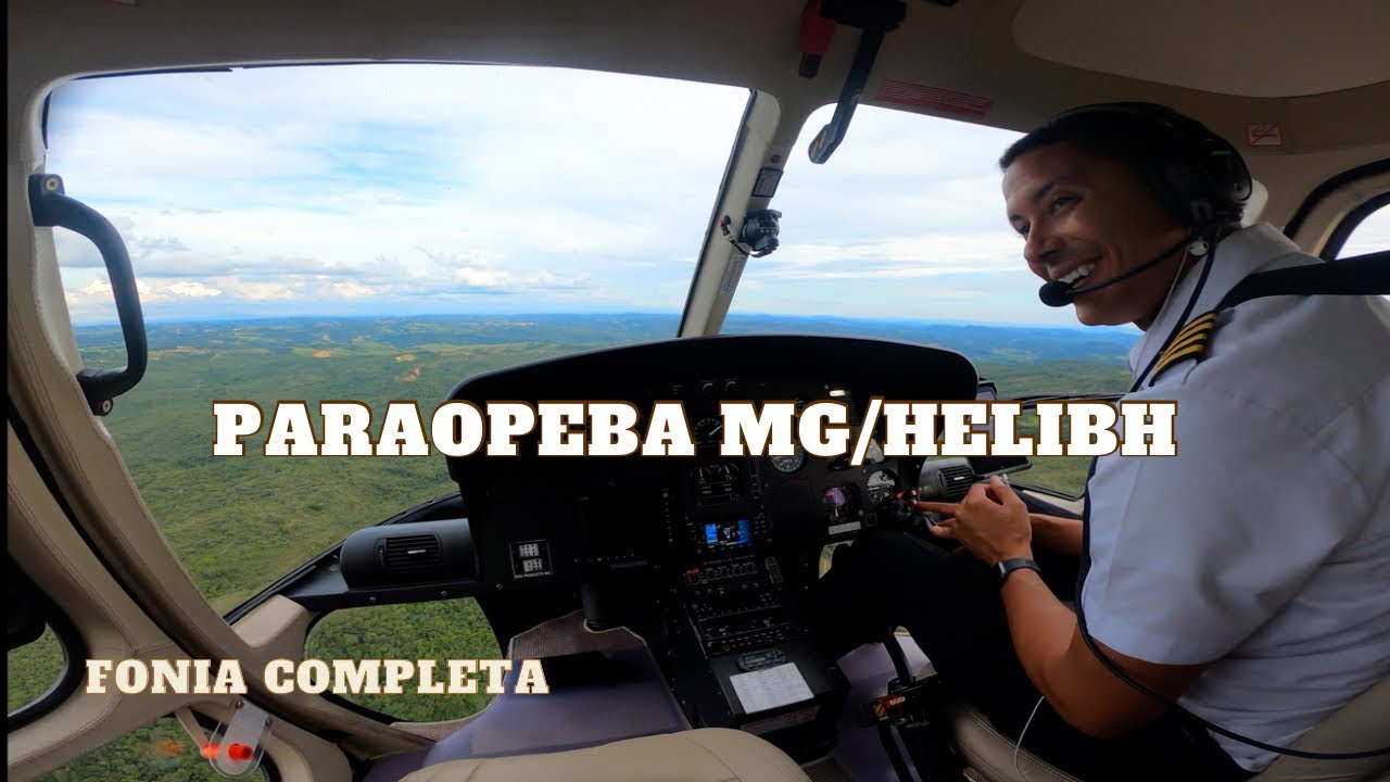 Heliponto para o Heliporto Helibh! Voo de helicóptero! Contei minha história!