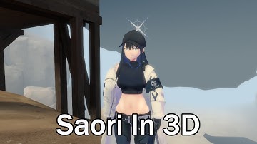 Saori In 3D (Blue Archive)