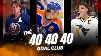 Entire Lines to Score 40 Goals in a Season