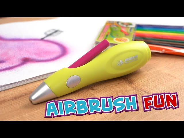 Jolly Airbrush Fun, pulvérisation de peinture pour les enfants, Non toxique  (recharge), 12 pièces (1 paquet), pulvérisation facile pour les enfants