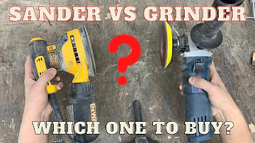 Can a grinder be used as a sander?