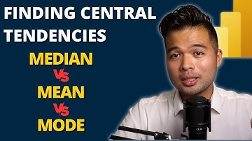 How to use MEDIAN MEAN MODE to find the CENTRE of your DATA // Beginners Guide to Power BI
