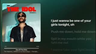 The Weeknd, JENNIE & Lily Rose Deep - One Of The Girls [English version] Lyrics   Lossless