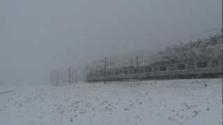 2012.2.29 雪と651系(スーパーひたち18号) とE501