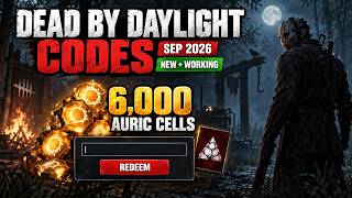 Dead by Daylight Codes September 2026 🔥 Claim NEW DBD Rewards + 6,000 Auric Cells Code