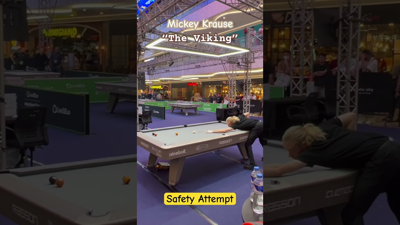 Image of video the Mickey Krause | PhilippinesOpenPool Championship | Safety Attempt #billiards #9balls #wnt #matchroom 24