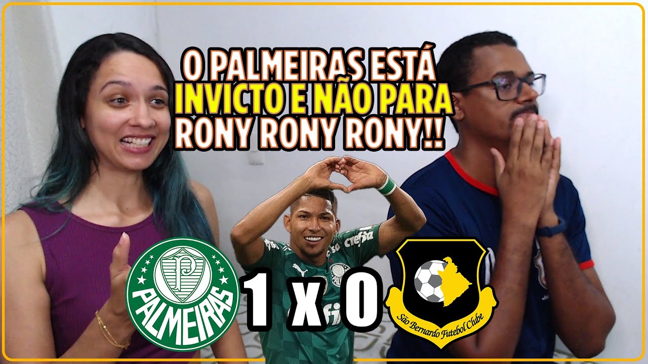 REACT PALMEIRAS 1 X 0 SAO BERNARDO - JOGO DIFICIL, MURALHA VERDE - YouTube
