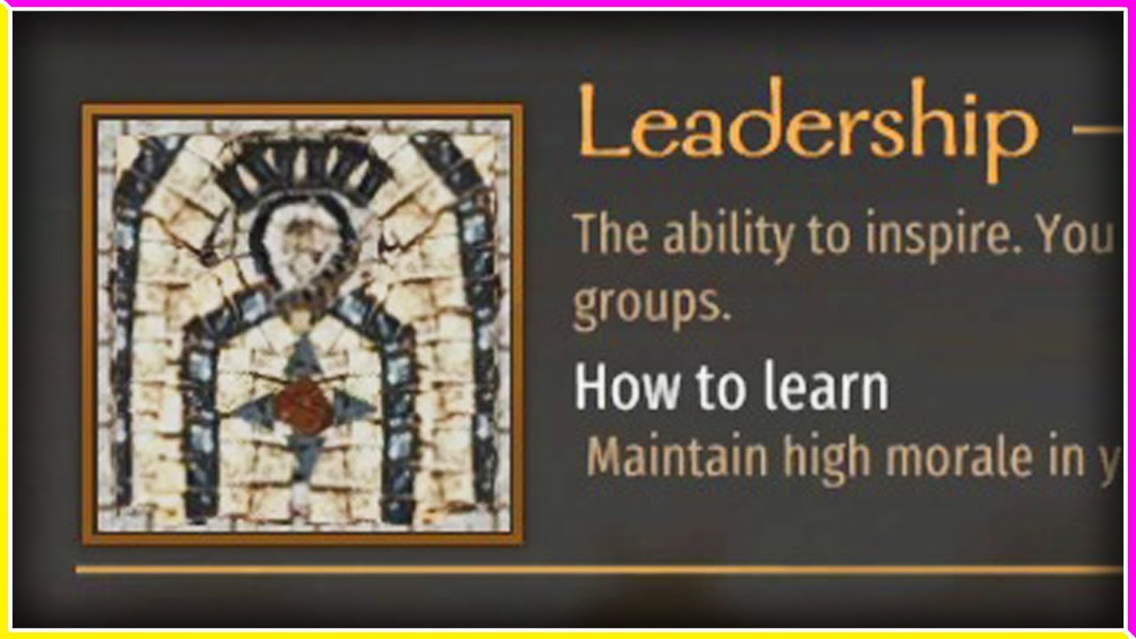 Leadership Skill in 25 Seconds! (Bannerlord Fact) YouTube
