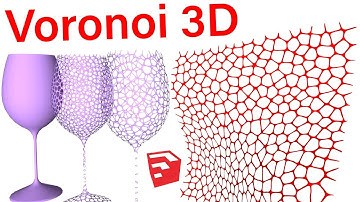 Online free Voronoi 3d Tool use with SketchUp