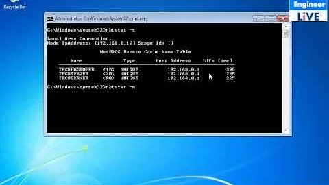 Windows Networking Command Line Tool - NBTSTAT