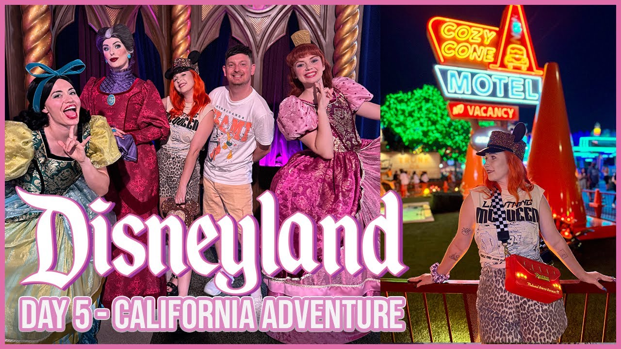 Видеоблог "Приключения в Диснейленде в Калифорнии, день 5" о персонажах Хэллоуина и злодеях Carth...