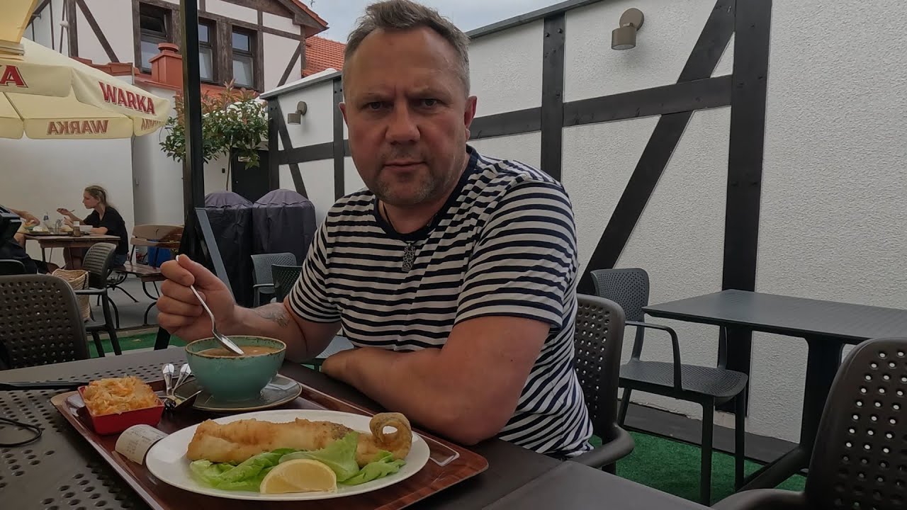 Ustka -  drama z rybą maślaną po której jest rzadki temat / Oddaszfartucha