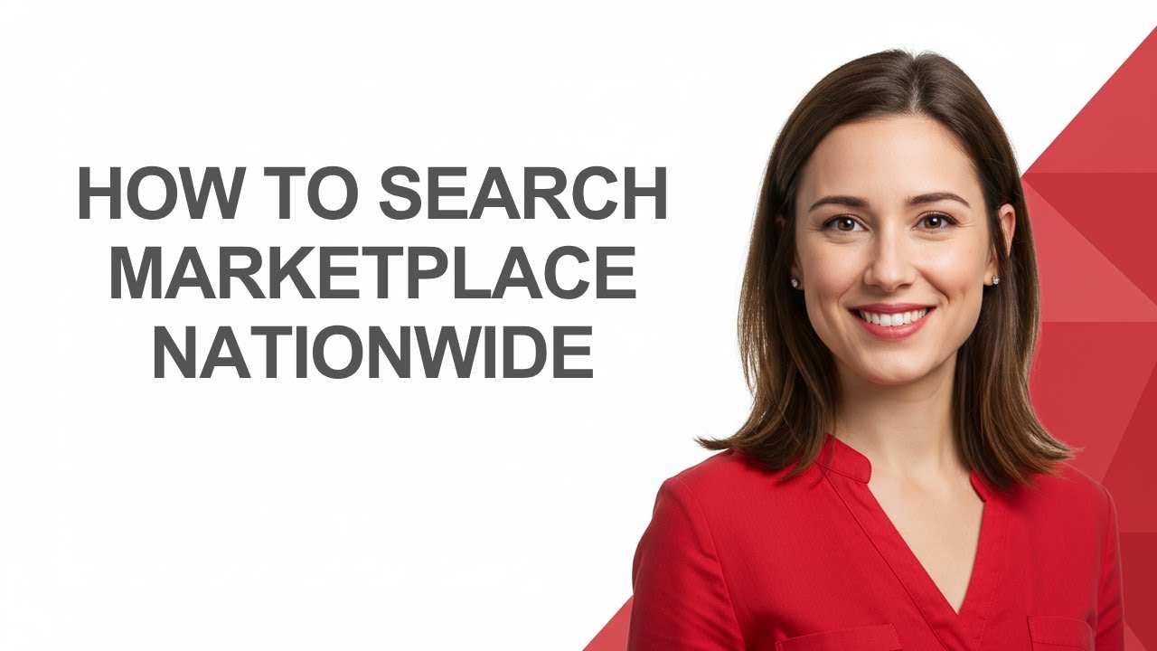 How to Search Marketplace Nationwide - AshleyHowTo