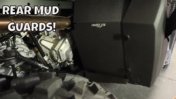 2022 Polaris Ranger 570 SP Grizztek Rear Mud Guard Install