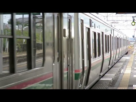 【E721系1000番台+701系】鹿島台駅発車
